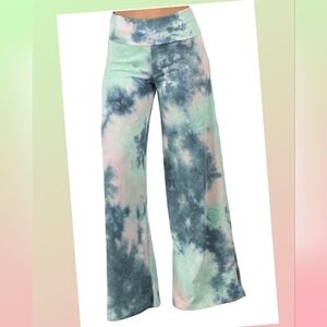 Tie Dye High Waist Pants Large